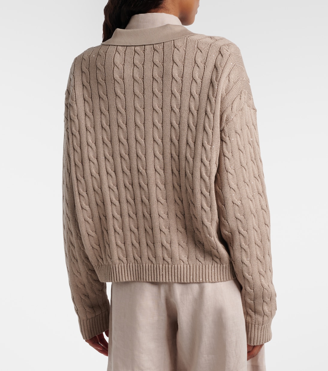 Polo en coton mélangé | Brunello Cucinelli