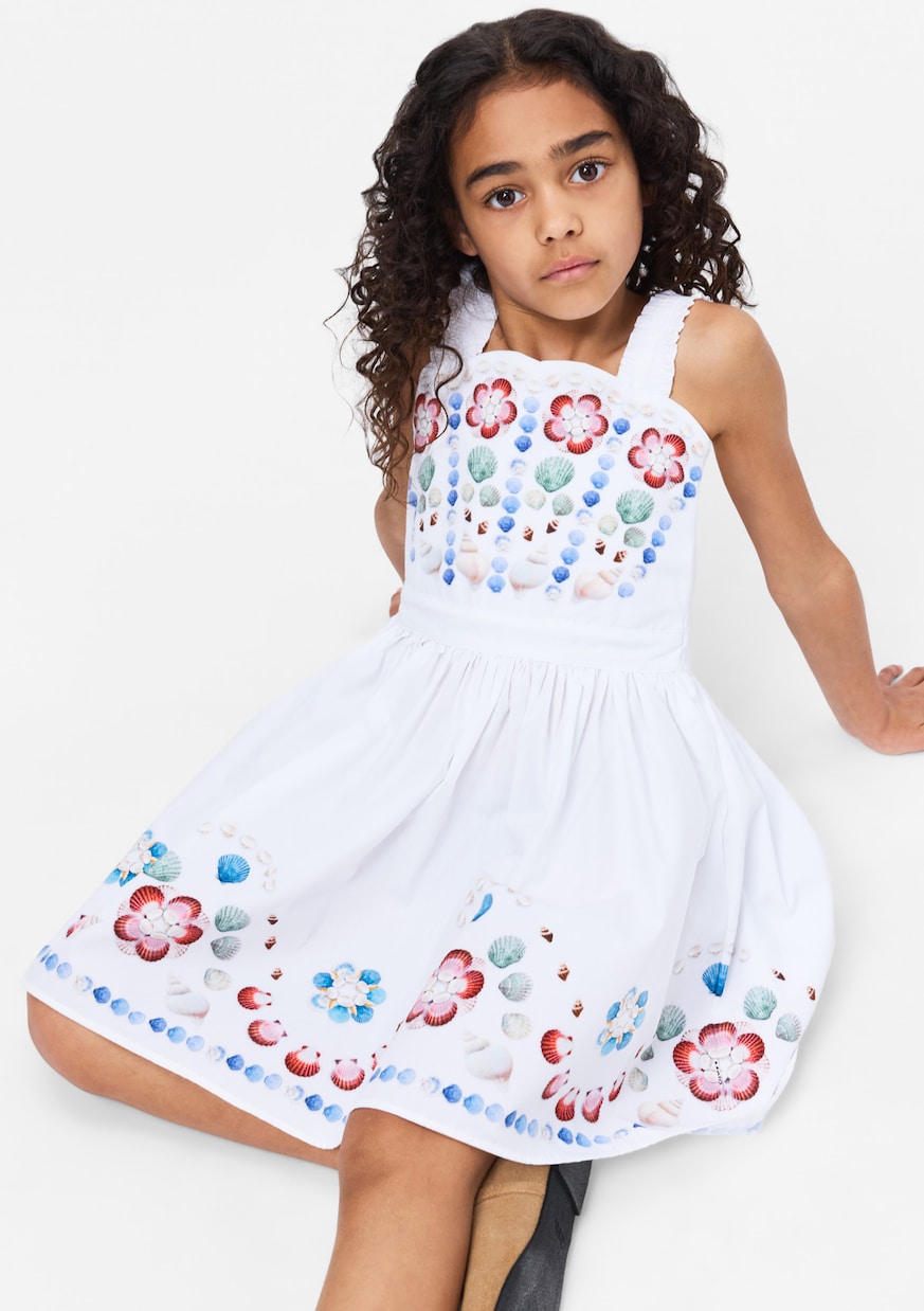 Robe Chelley imprimée en coton | Molo