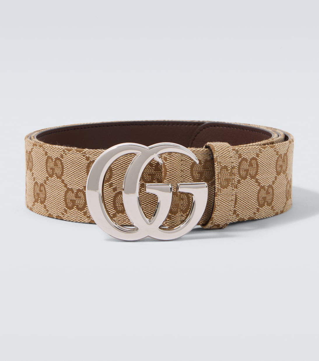 Cinturón Flat Marmont de lona GG  | Gucci