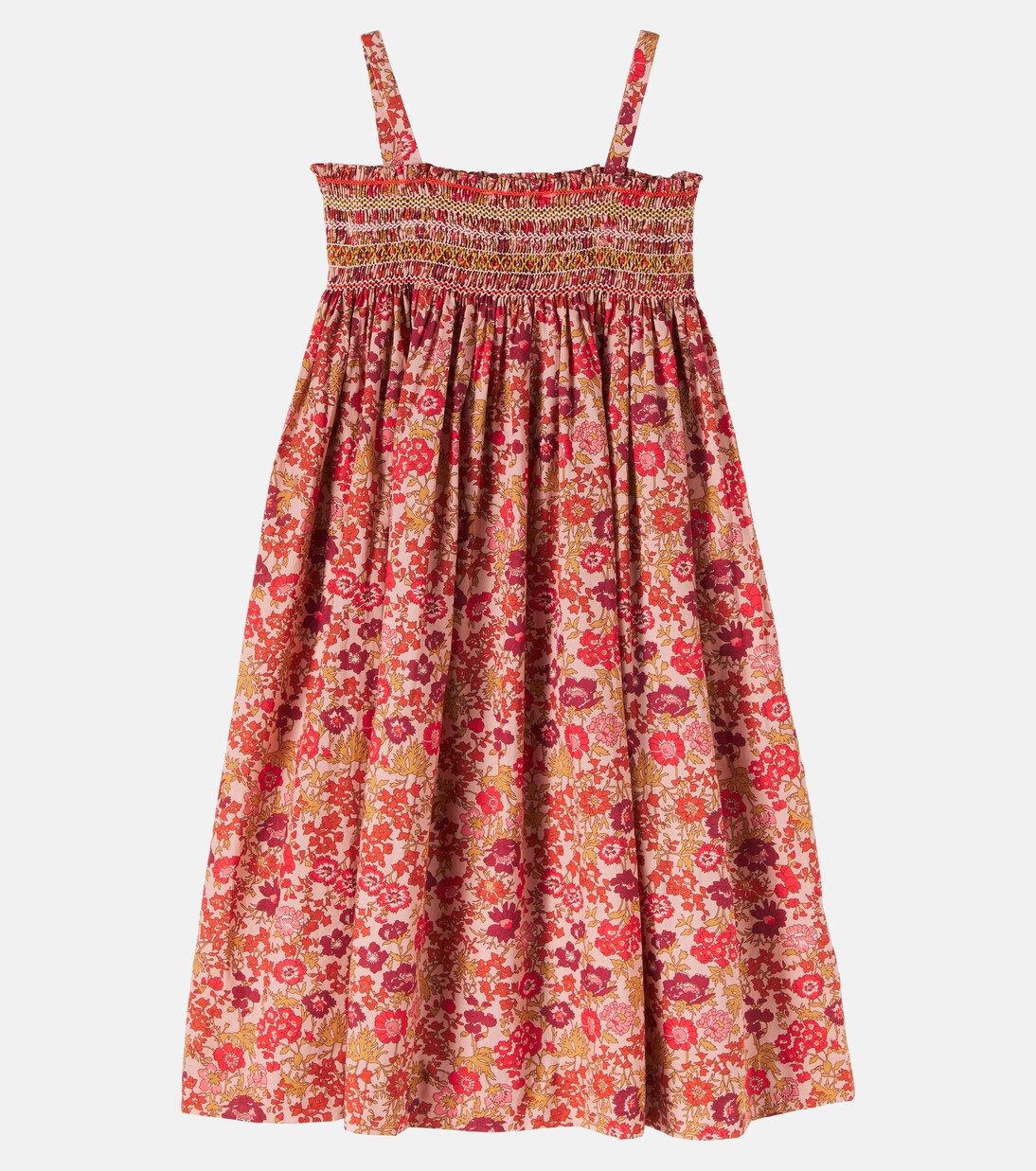 Robe Labaille en coton à fleurs | Bonpoint