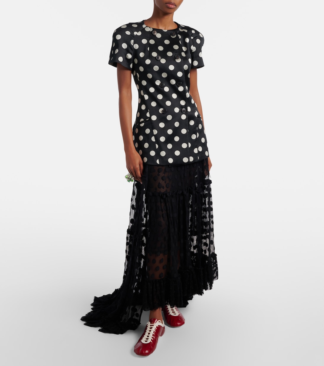 Maxirock aus einem Baumwollgemisch | Dries Van Noten