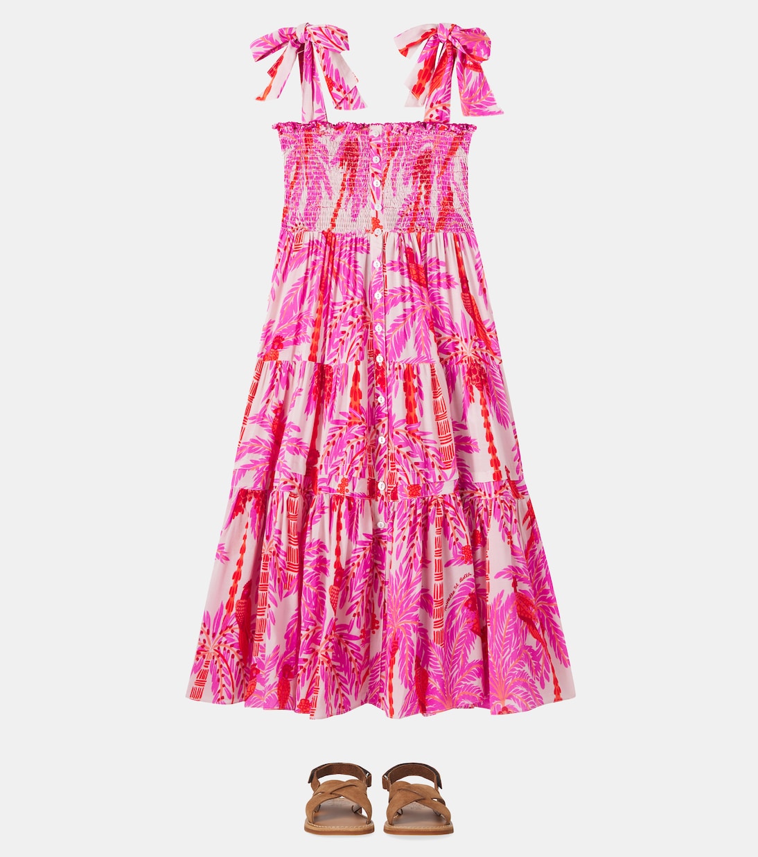 Triny printed dress | Poupette St Barth Kids