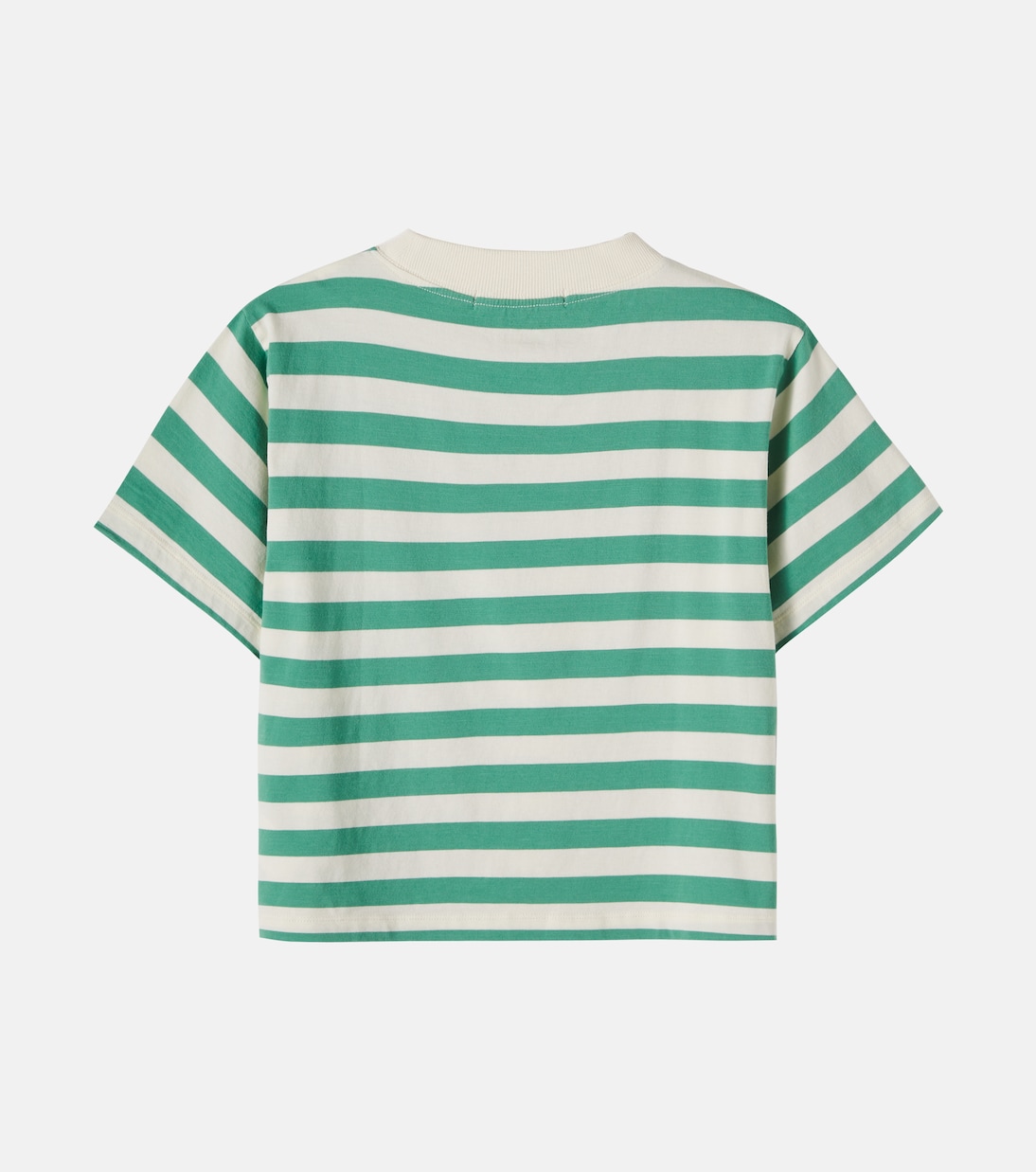 Logo striped cotton jersey T-shirt | Bobo Choses
