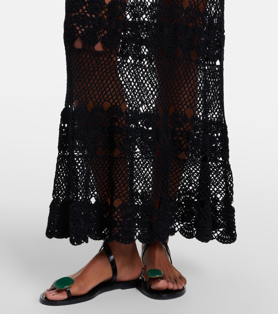 Marianne 크로셰 코튼 맥시 드레스 | Anna Kosturova