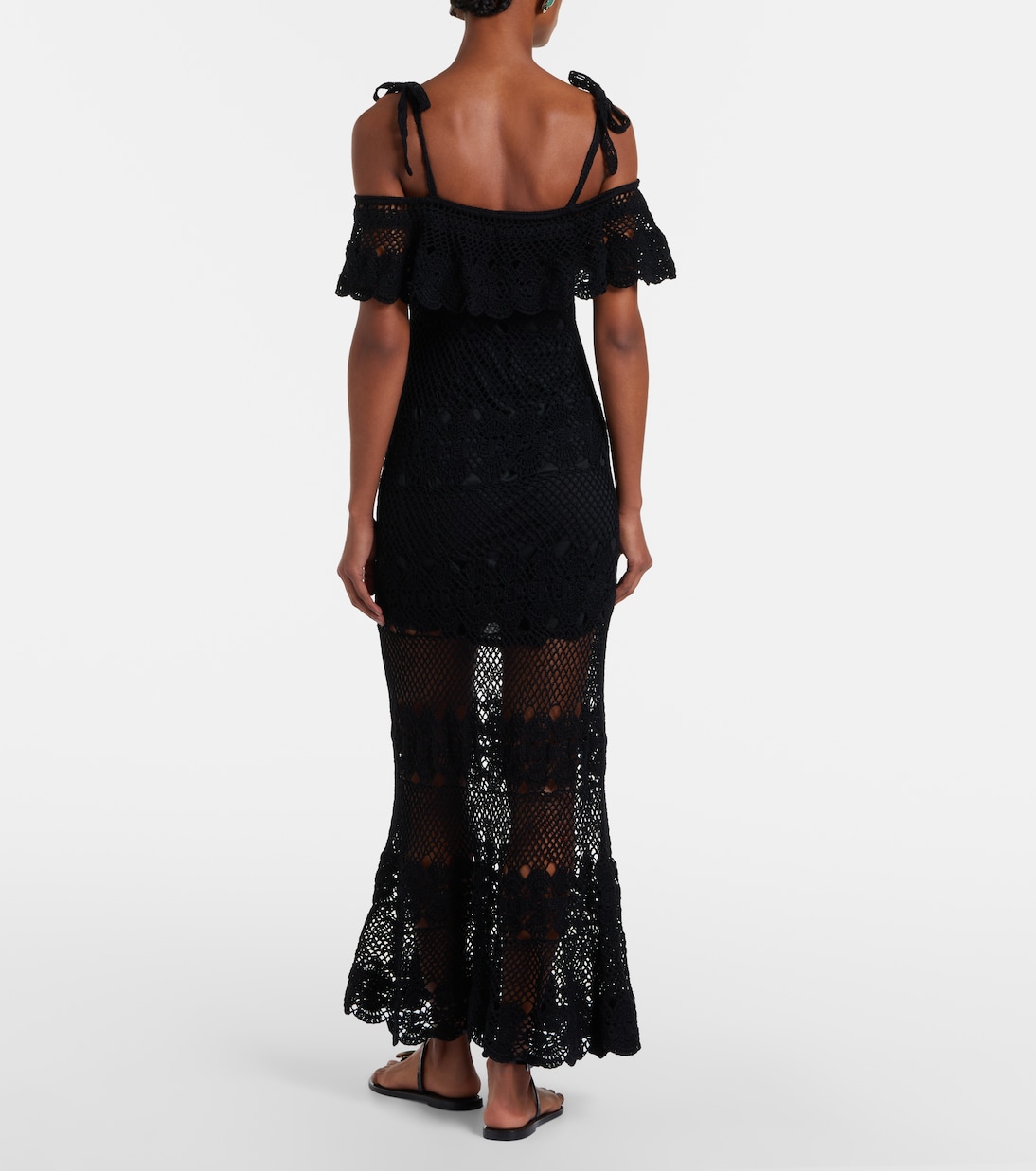 Marianne 크로셰 코튼 맥시 드레스 | Anna Kosturova