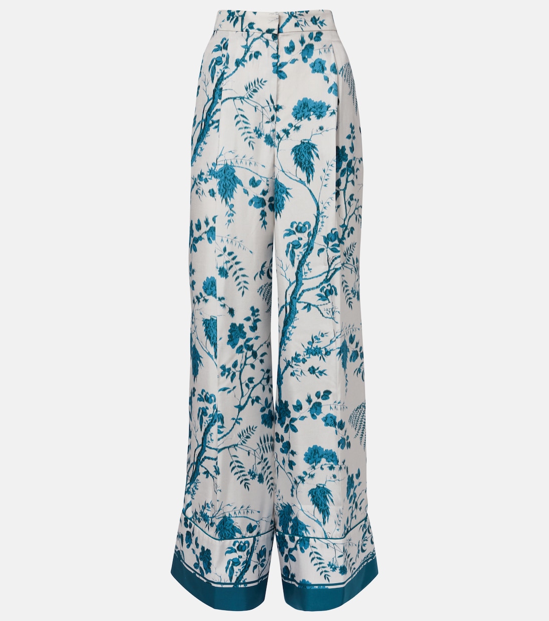 Floral silk pajama pants | Erdem