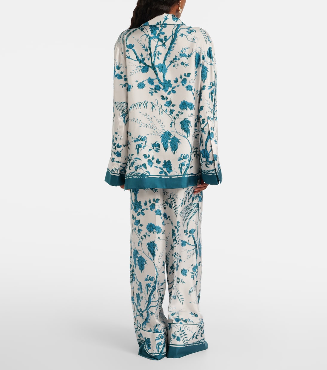 Floral silk pajama pants | Erdem