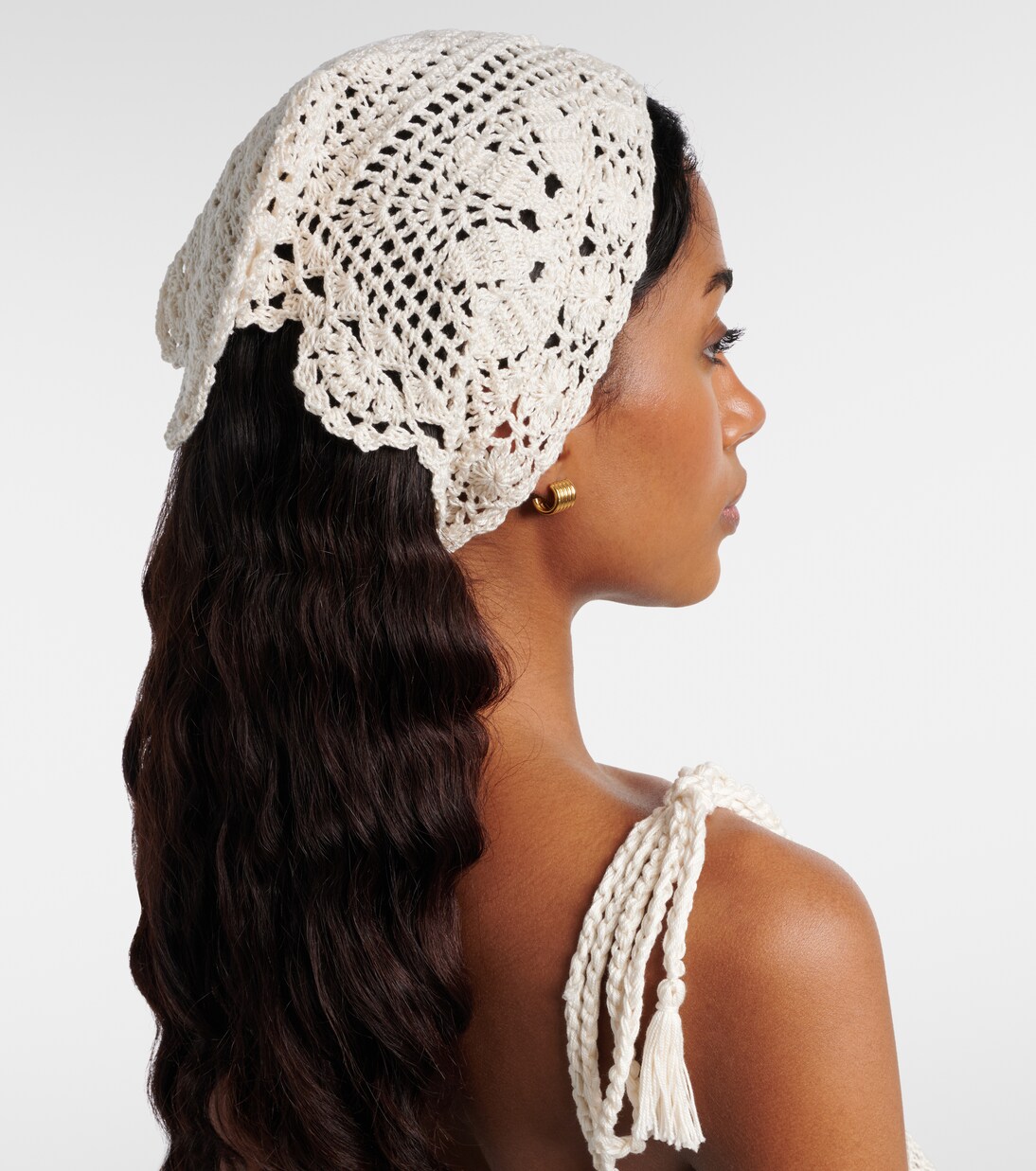 Foulard en crochet de coton | Anna Kosturova