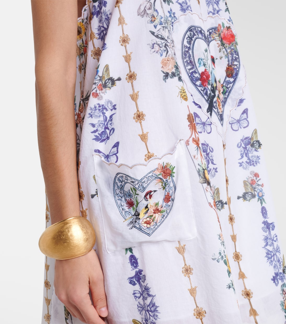 Bedrucktes Minikleid aus Baumwolle | Camilla