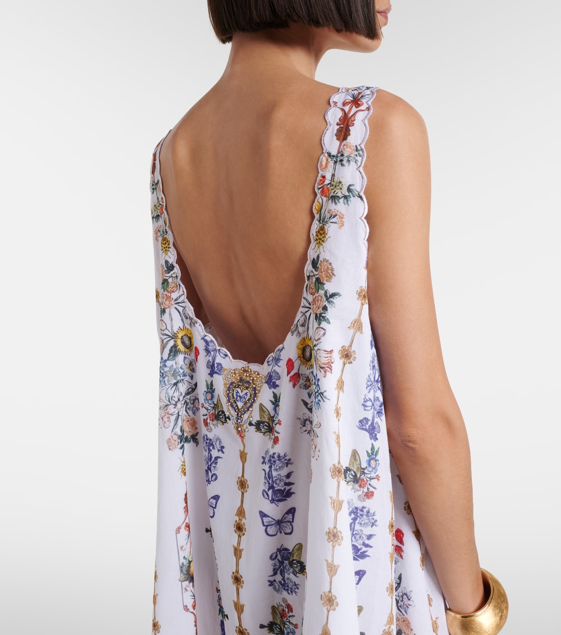 Bedrucktes Minikleid aus Baumwolle | Camilla