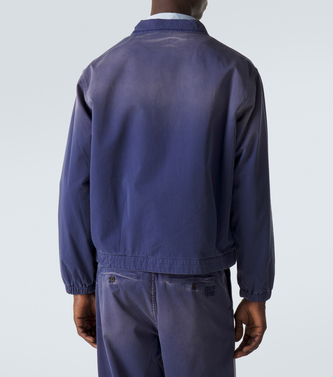 Cotton twill overshirt | Miu Miu