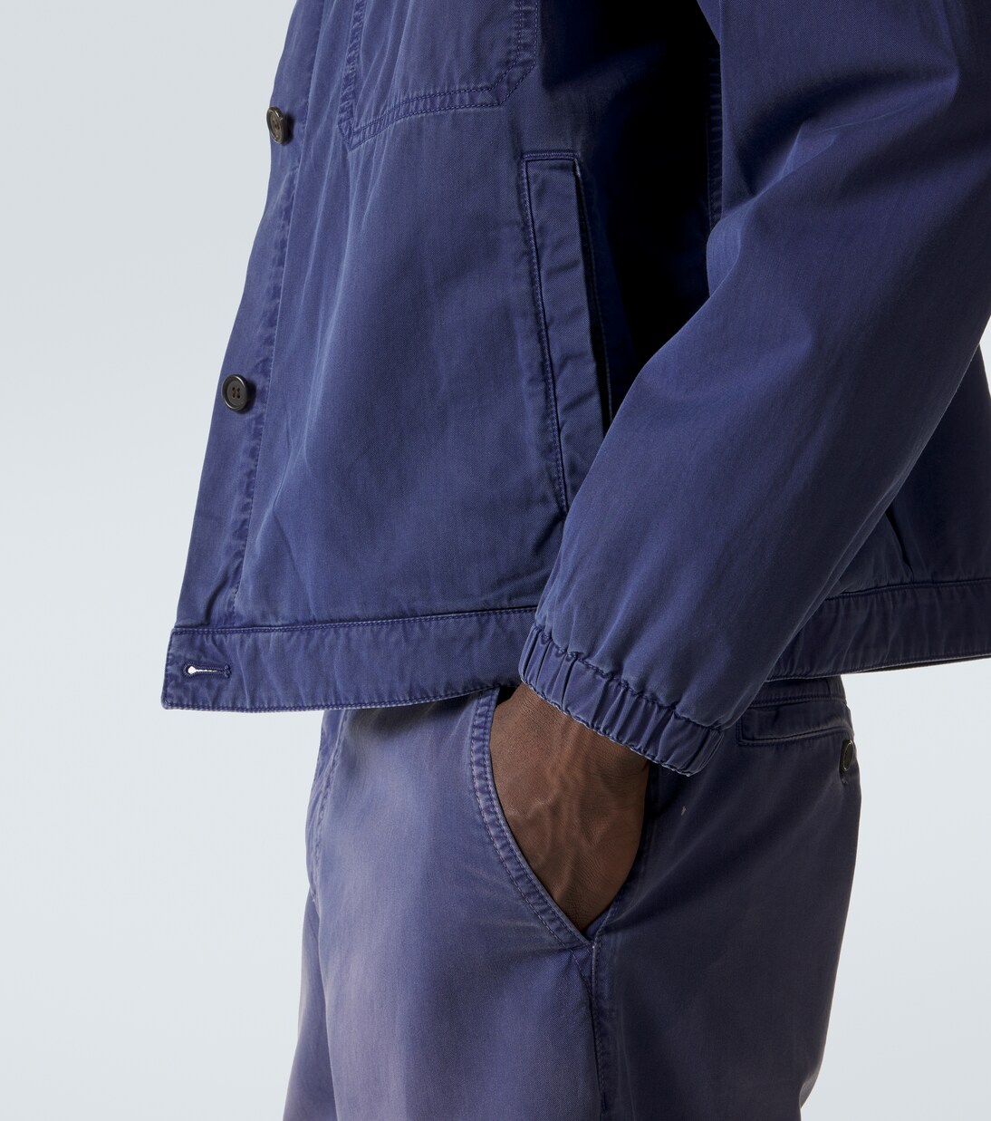 Cotton twill overshirt | Miu Miu