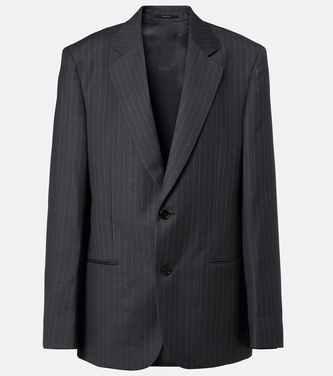 Pinstripe wool blazer  | Gucci