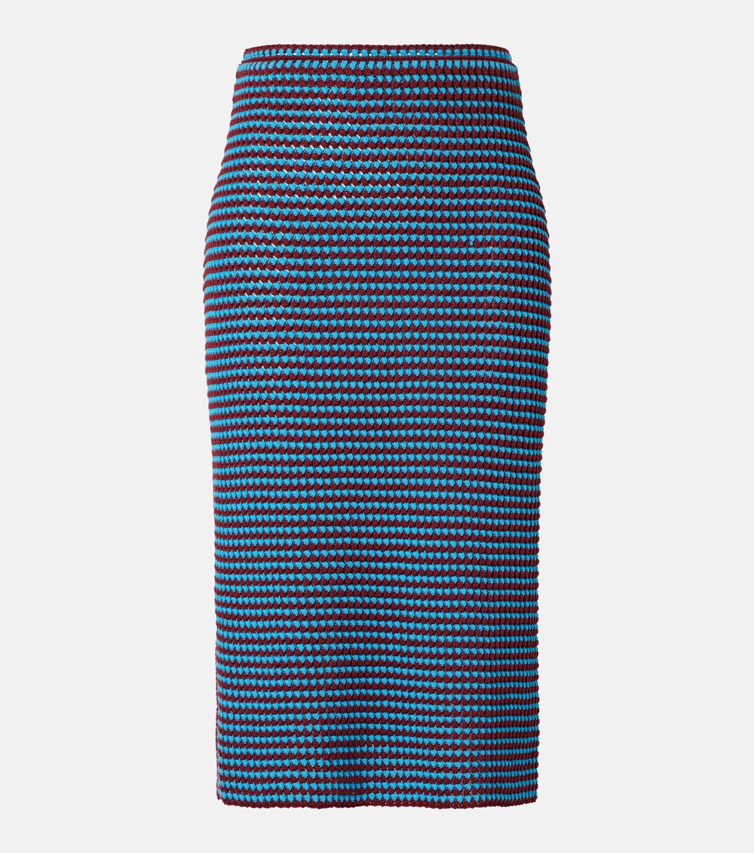 Crochet cotton pencil skirt | Alaïa