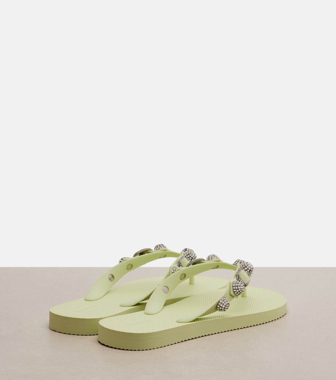 Cagole embellished thong sandals | Balenciaga
