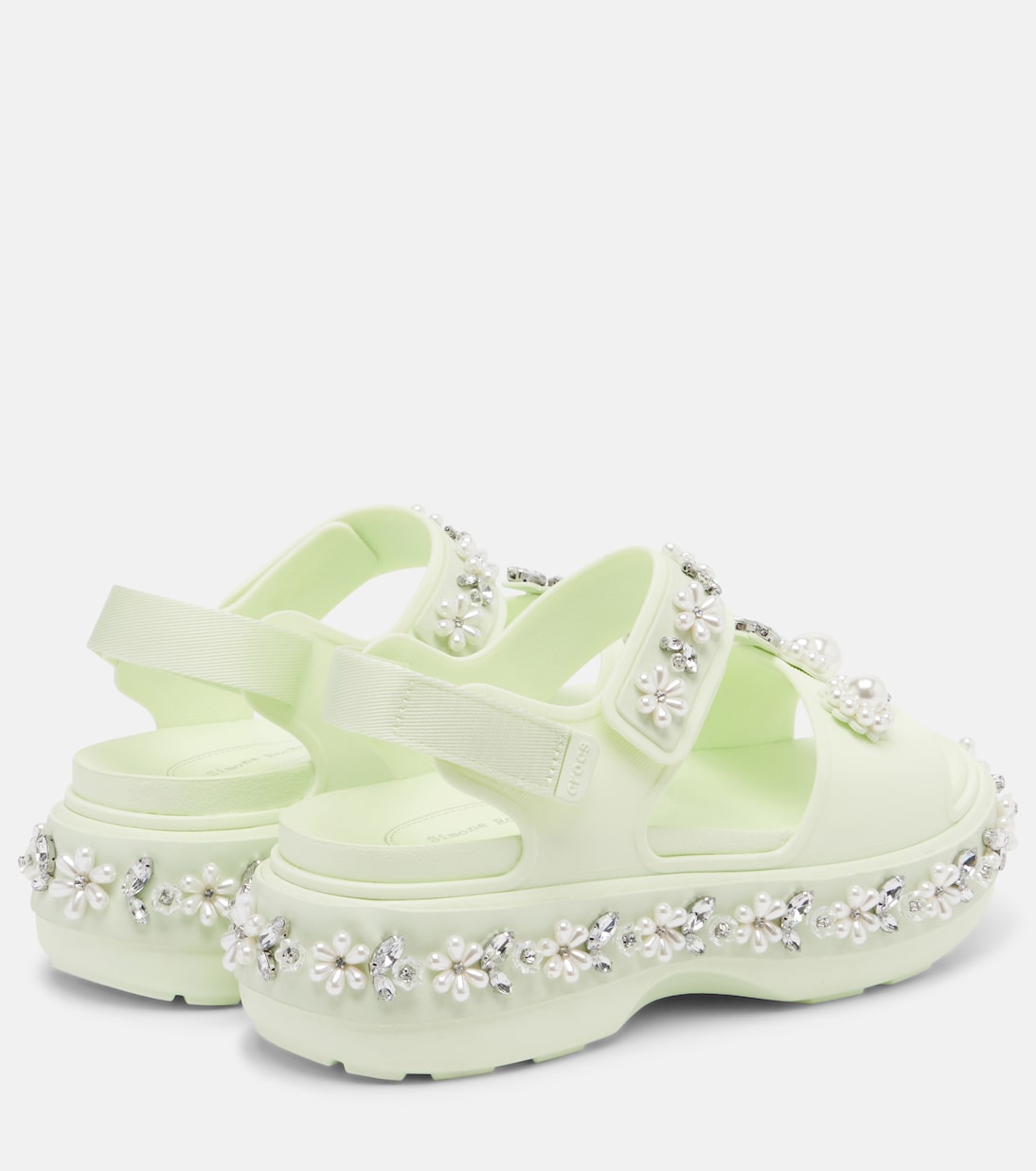 x Crocs embellished platform sandals | Simone Rocha