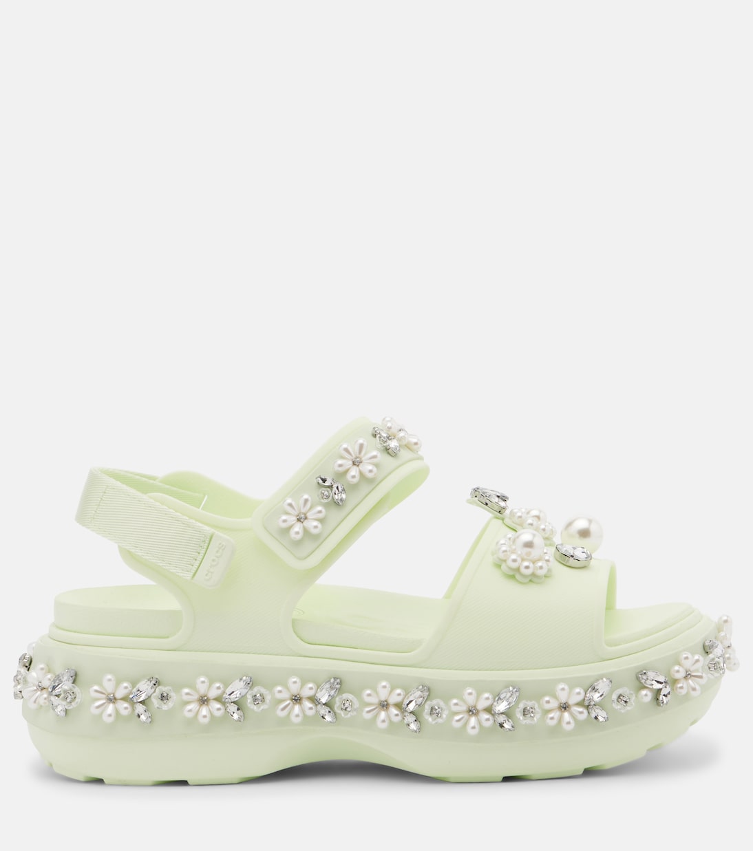x Crocs embellished platform sandals | Simone Rocha