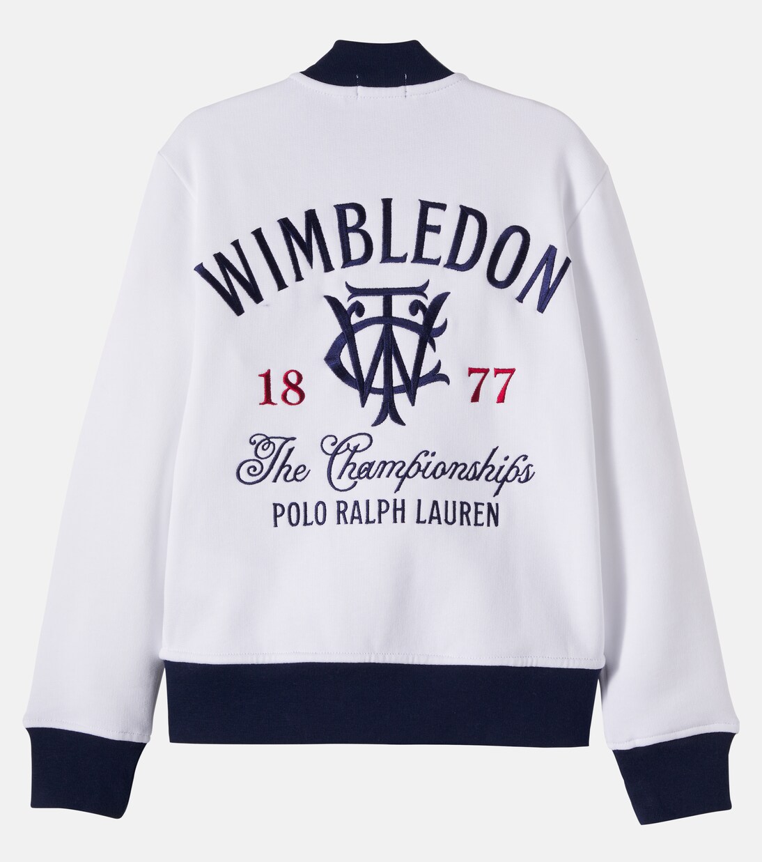 Bestickte Collegejacke aus einem Baumwollgemisch | Polo Ralph Lauren Kids