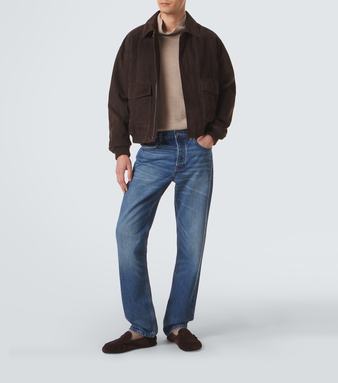 Mid-rise straight jeans | Frame