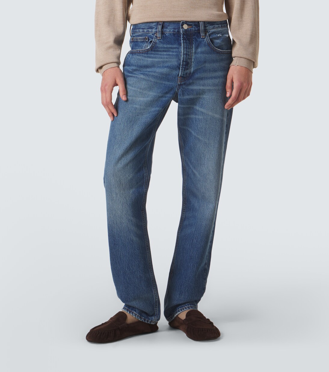 Mid-rise straight jeans | Frame