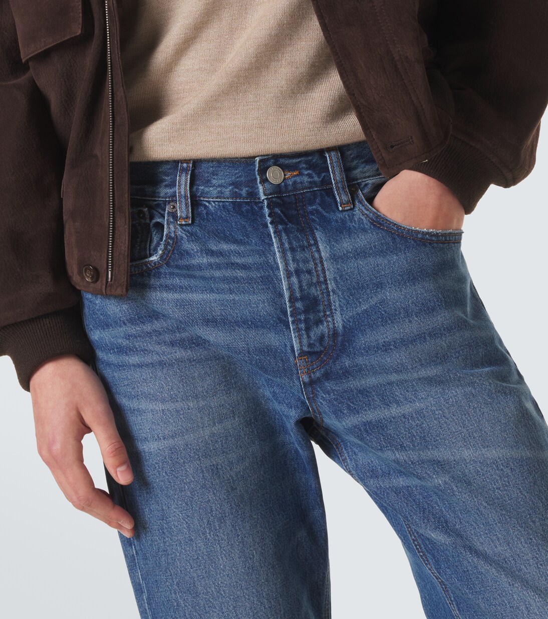 Mid-rise straight jeans | Frame