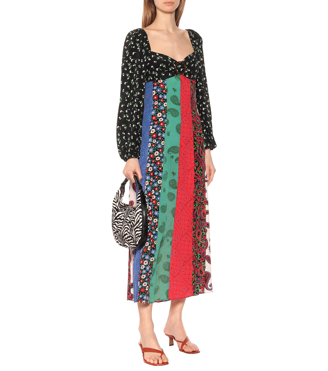 Ivy printed silk dress | Rixo