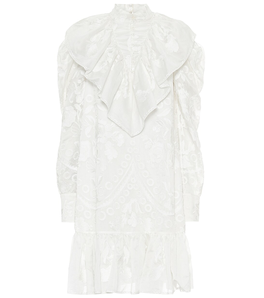 Robe en coton et soie | Erdem