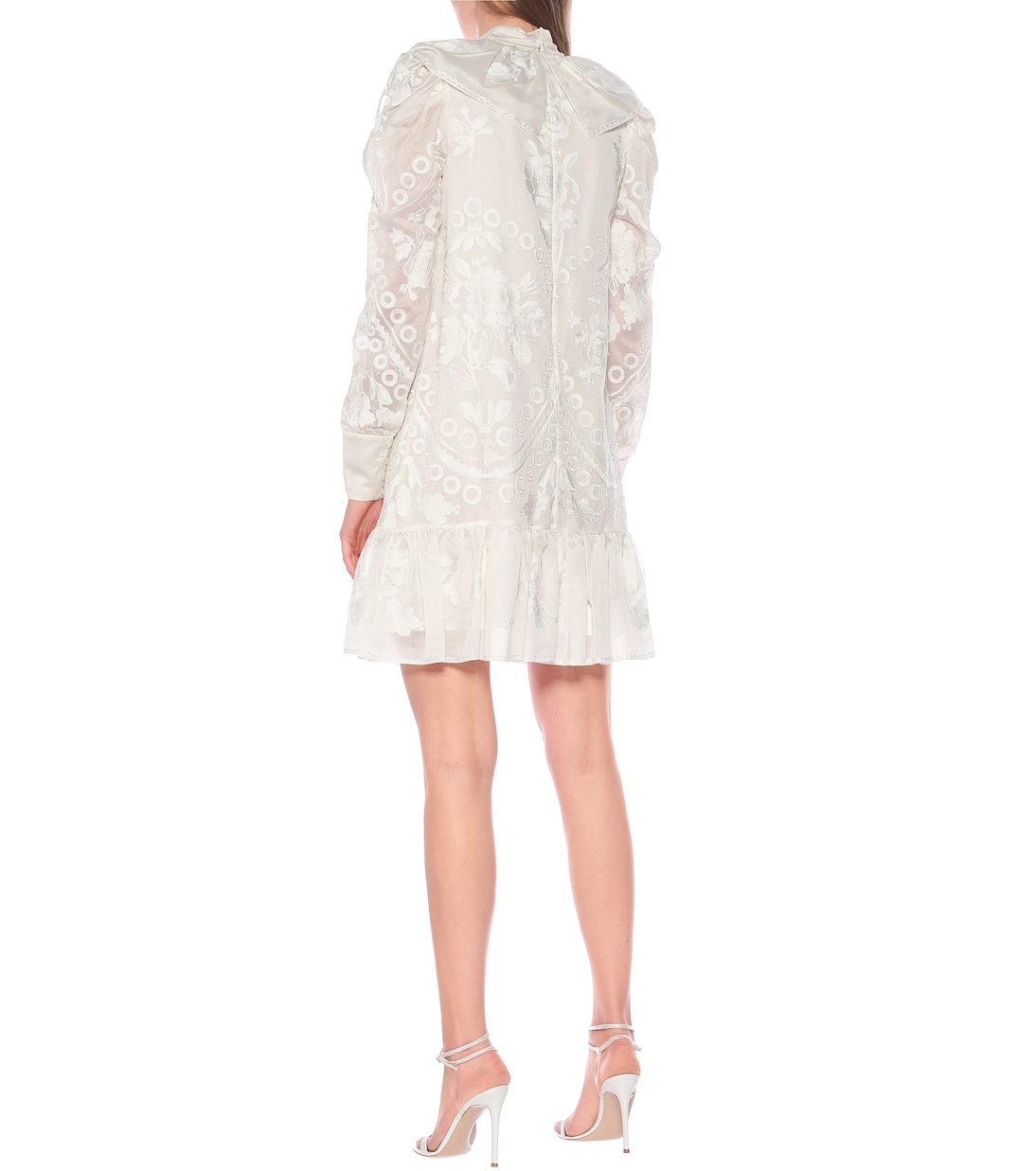 Robe en coton et soie | Erdem