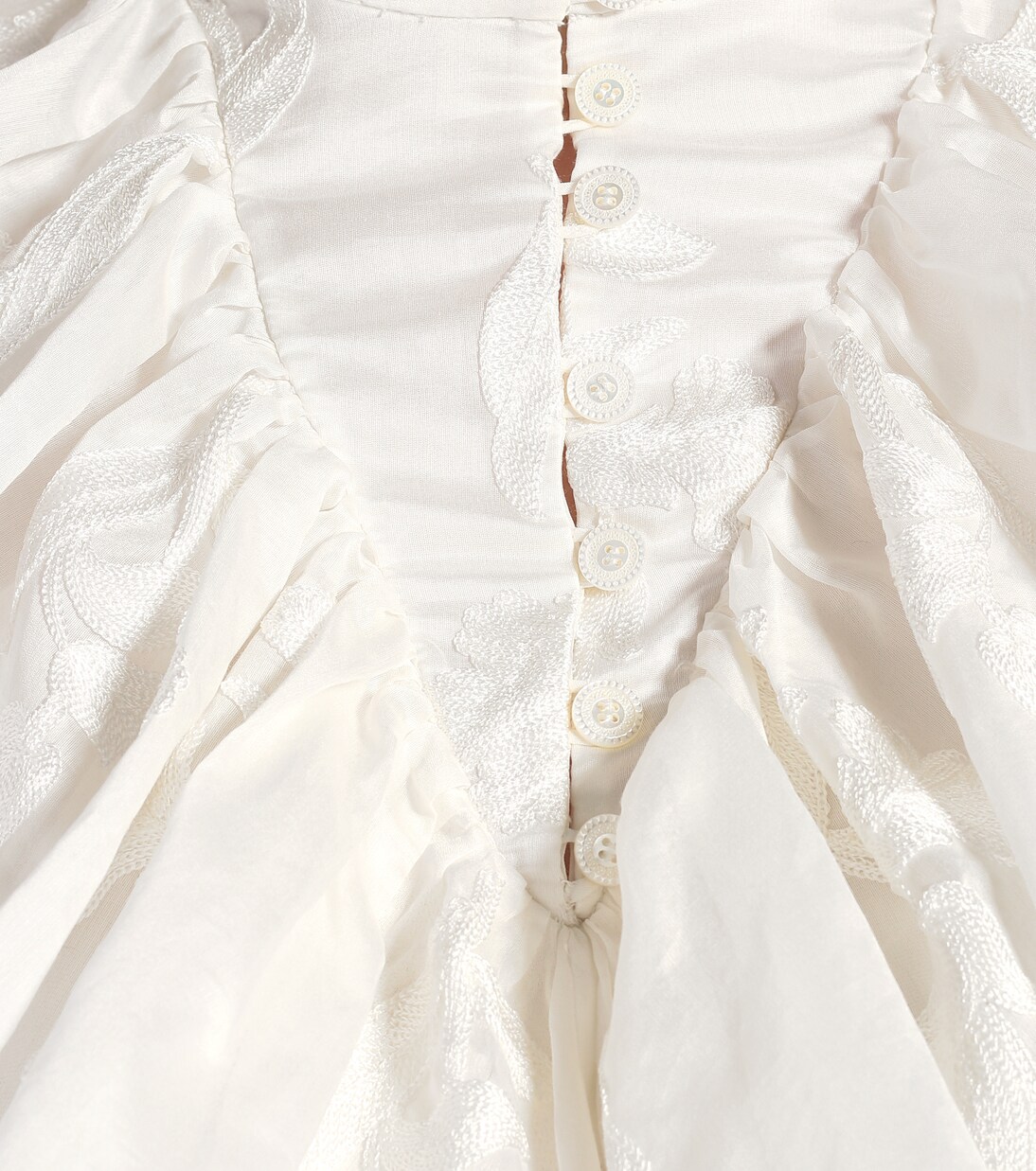 Robe en coton et soie | Erdem