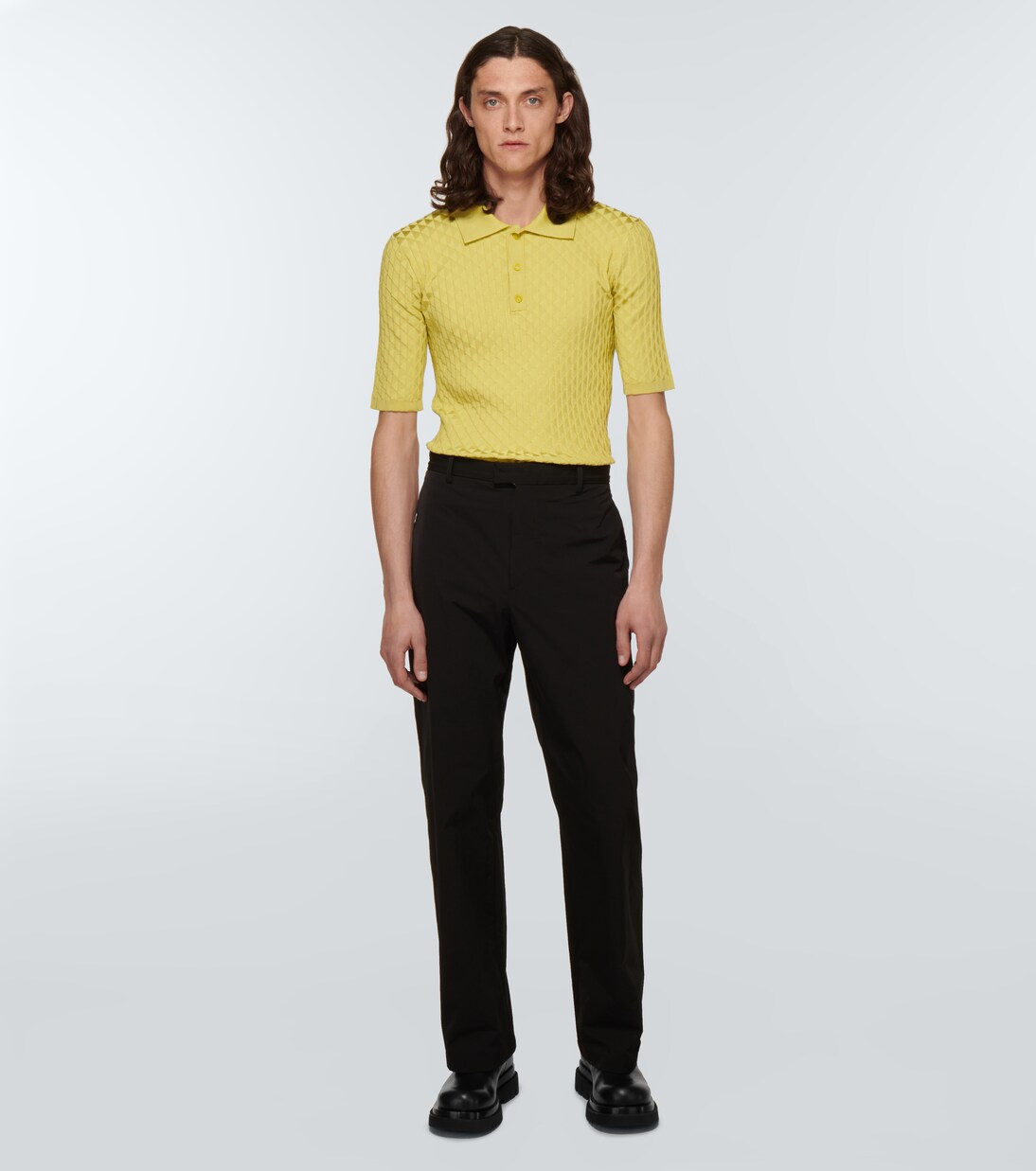 Lug leather ankle boots | Bottega Veneta