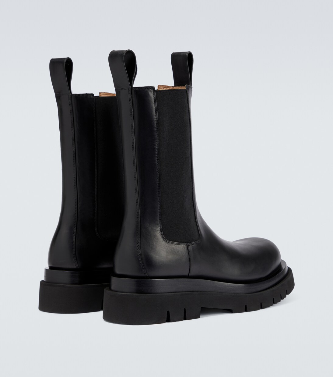 Lug leather ankle boots | Bottega Veneta