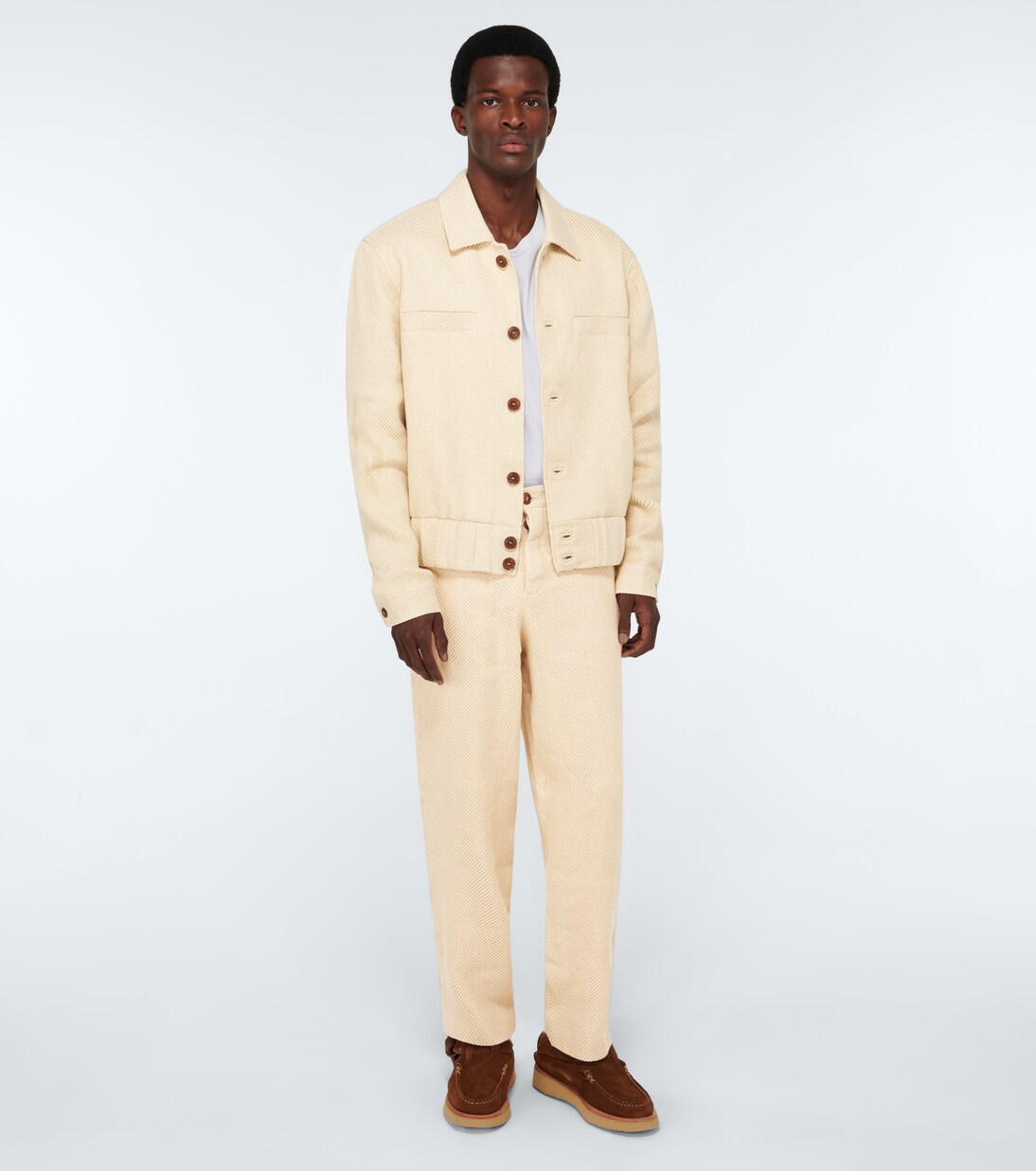 Chino-Hose Leinen Baumwolle | King & Tuckfield