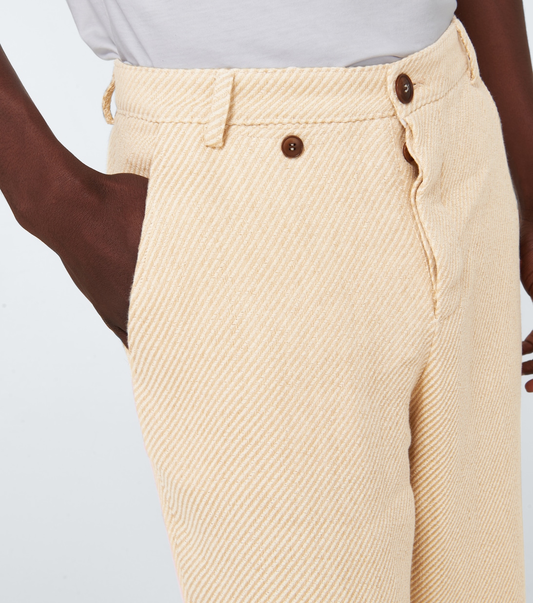 Chino-Hose Leinen Baumwolle | King & Tuckfield