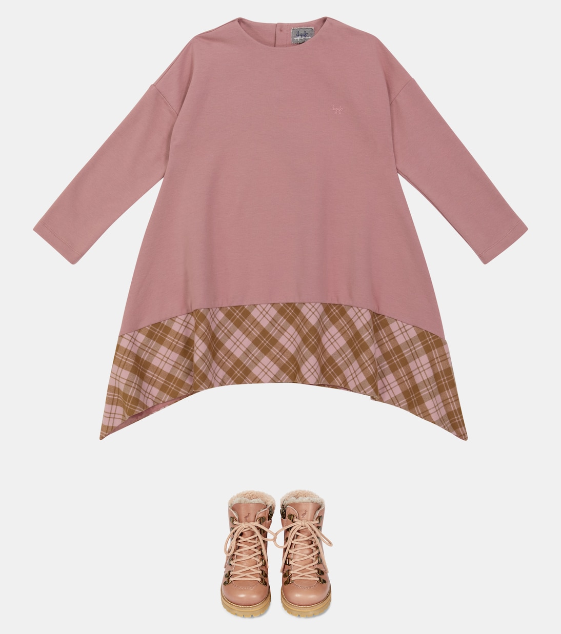 Stretch-cotton dress | Il Gufo