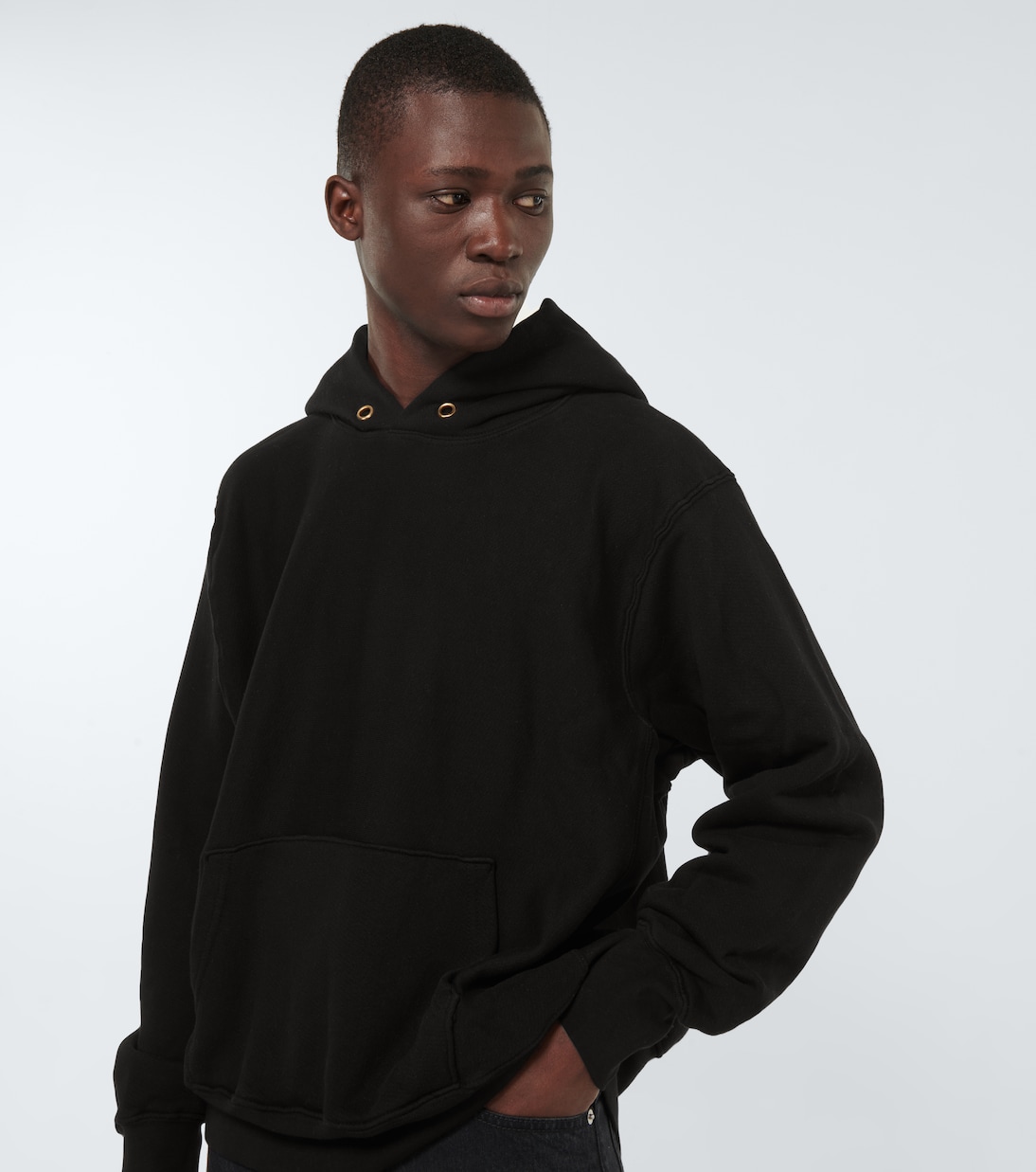 Hooded cotton sweatshirt | Les Tien