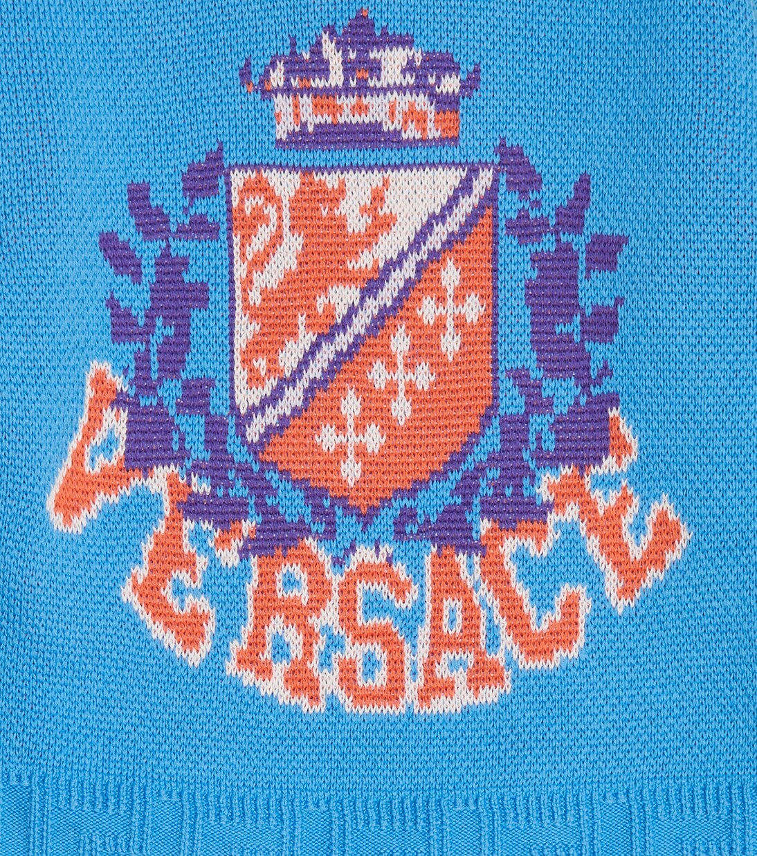 Intarsia cotton sweater | Versace Kids