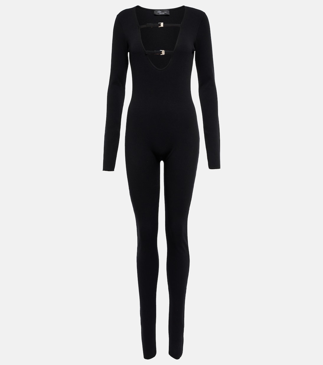 Jessie V-neck crêpe jumpsuit | Blumarine