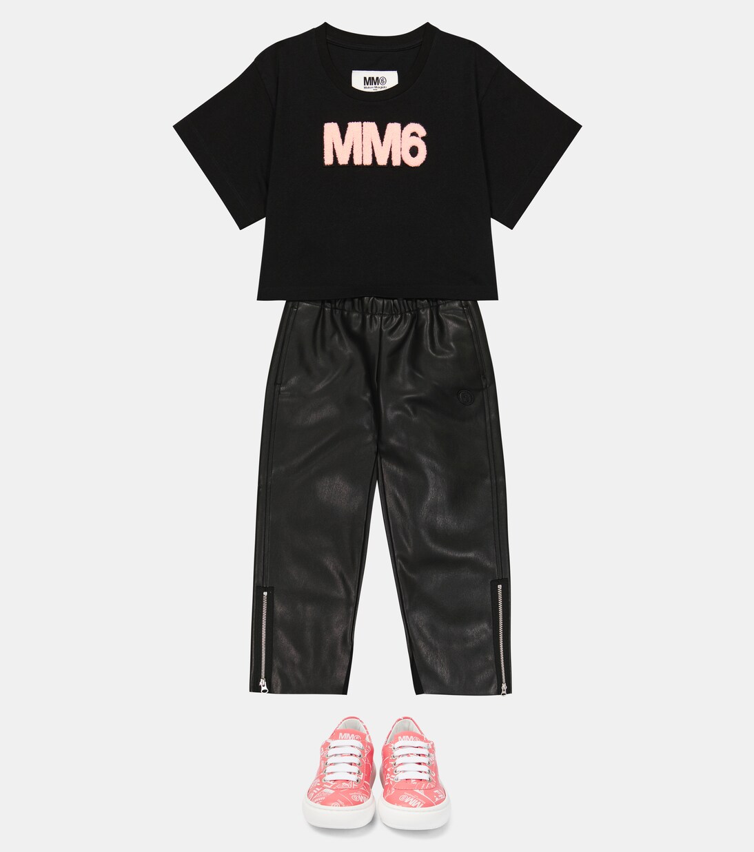 Logo cotton T-shirt | MM6 Maison Margiela Kids