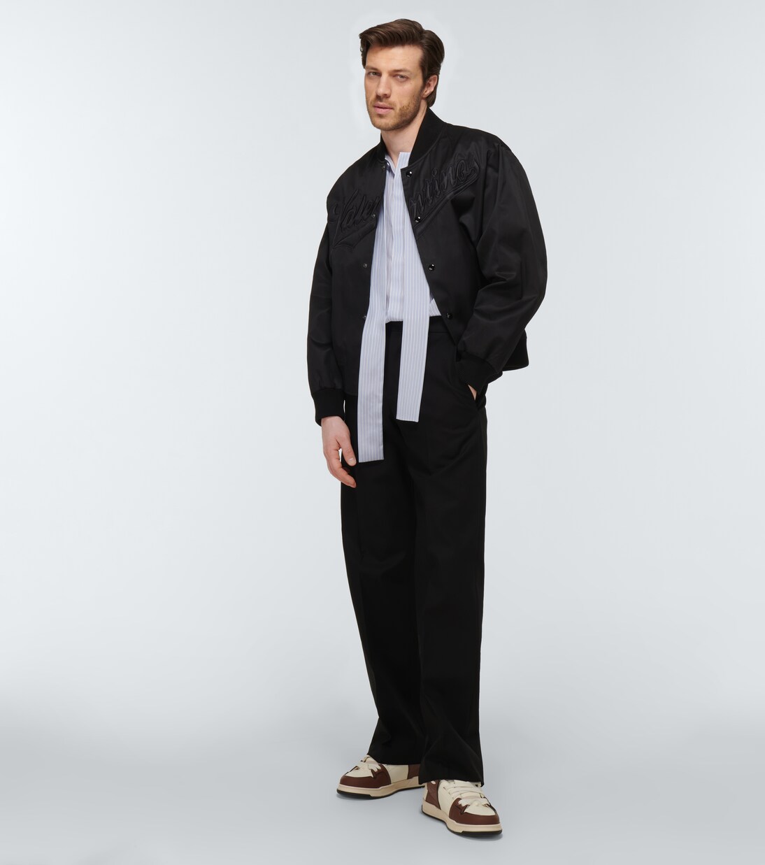 Pantalon droit en coton | Valentino