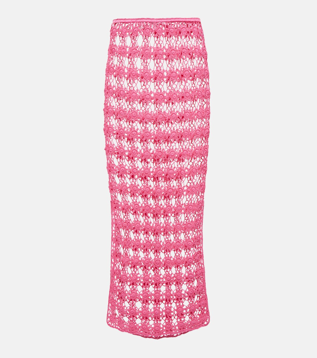 Maxirock Rosette aus Häkelstrick | Anna Kosturova