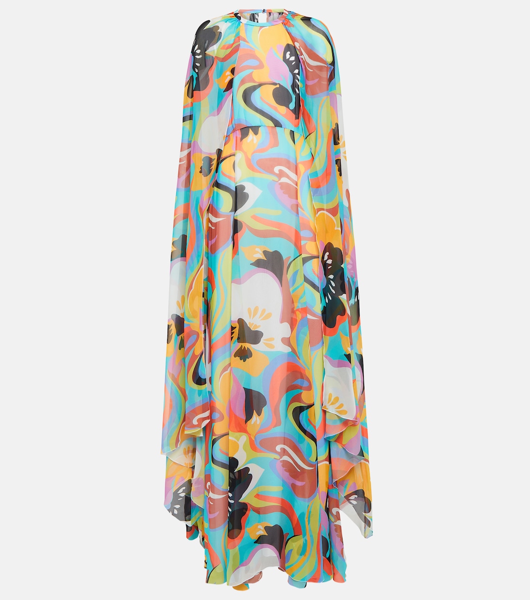Printed silk gown | Etro