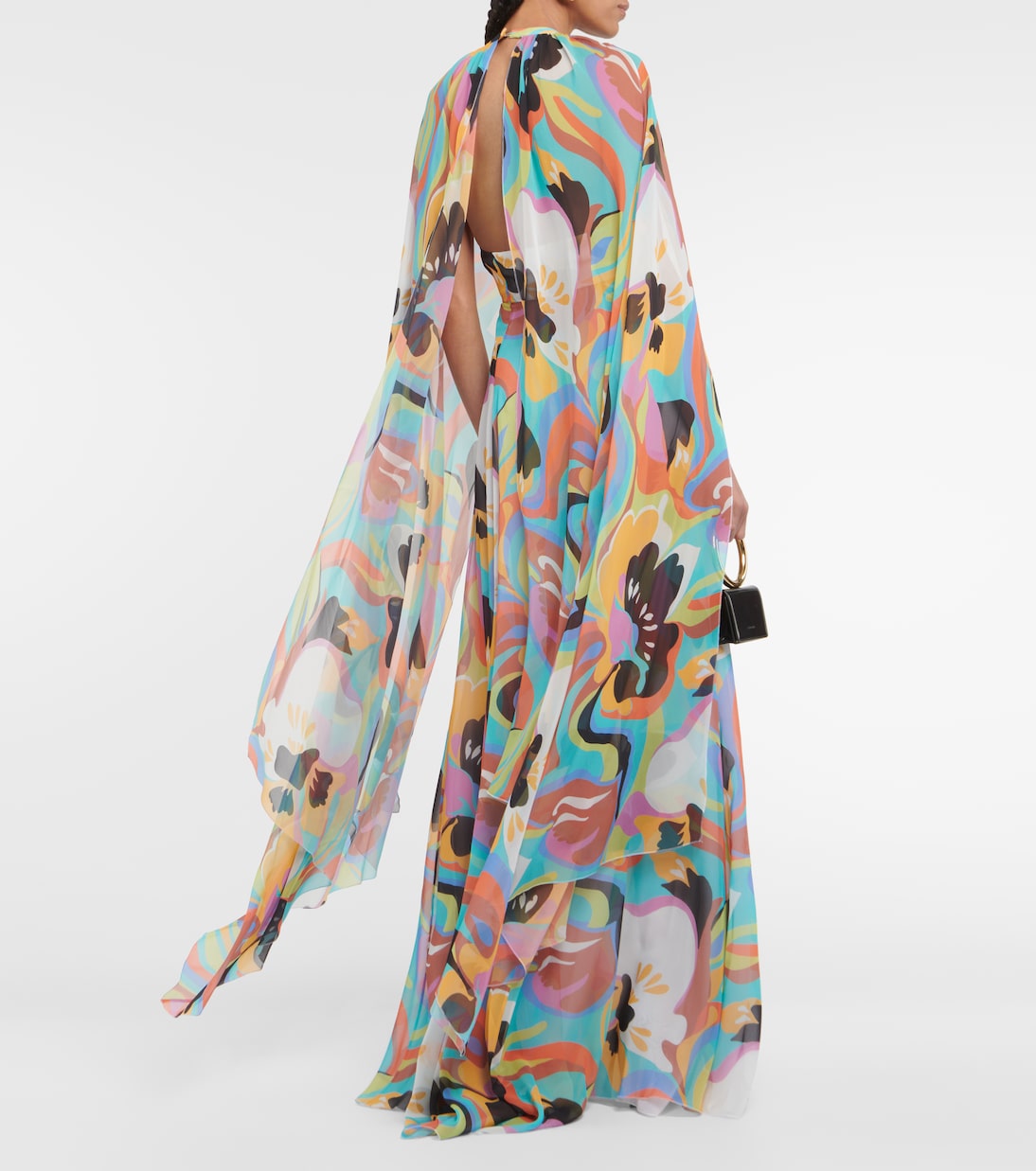 Printed silk gown | Etro
