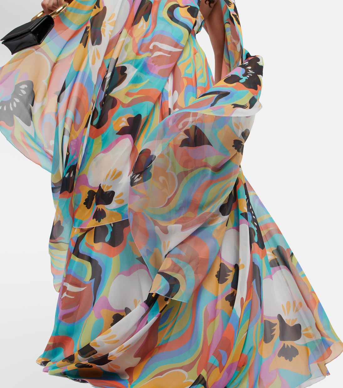 Printed silk gown | Etro