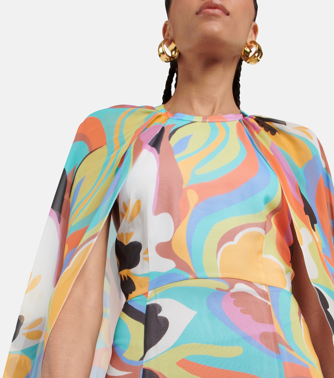 Printed silk gown | Etro