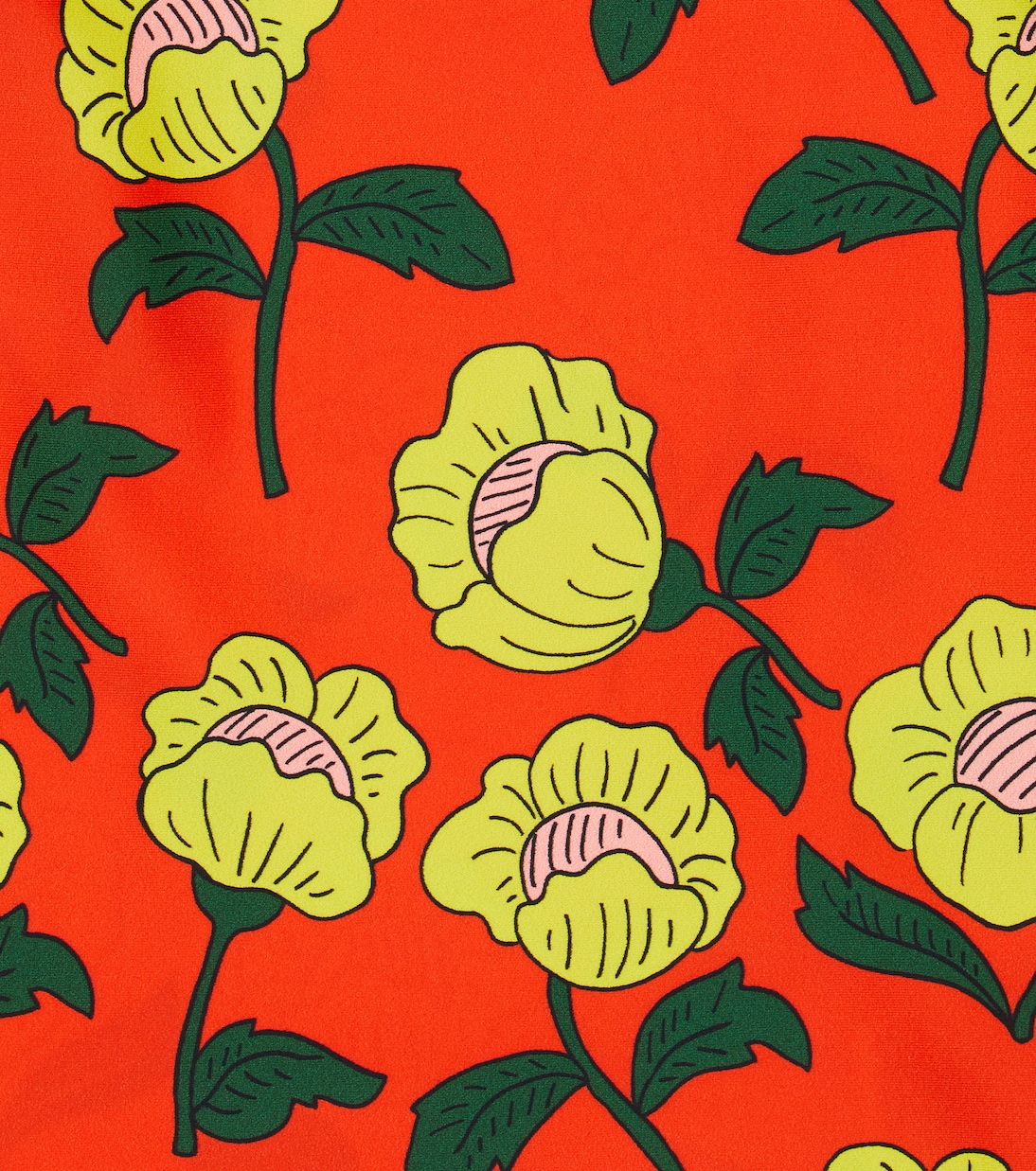 Flowers printed swim top | Mini Rodini