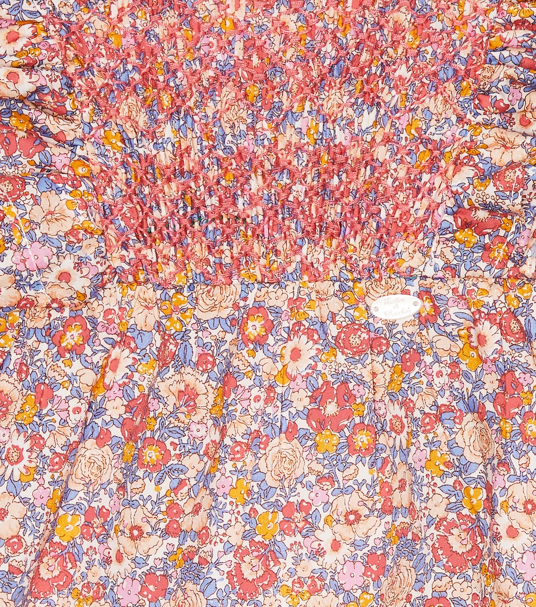 Baby floral cotton jumpsuit | Tartine et Chocolat