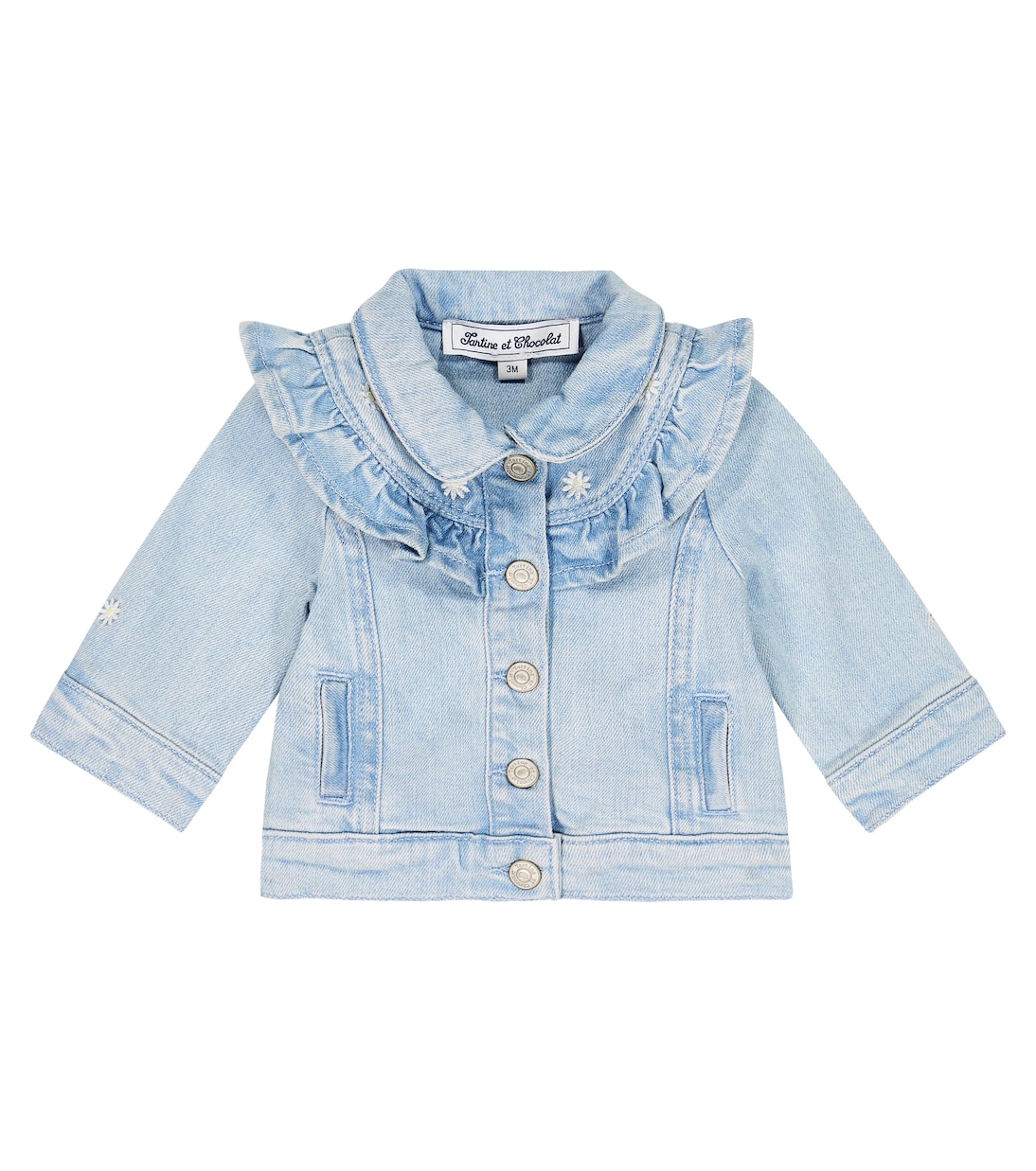 Bébé – Veste brodée en jean | Tartine et Chocolat