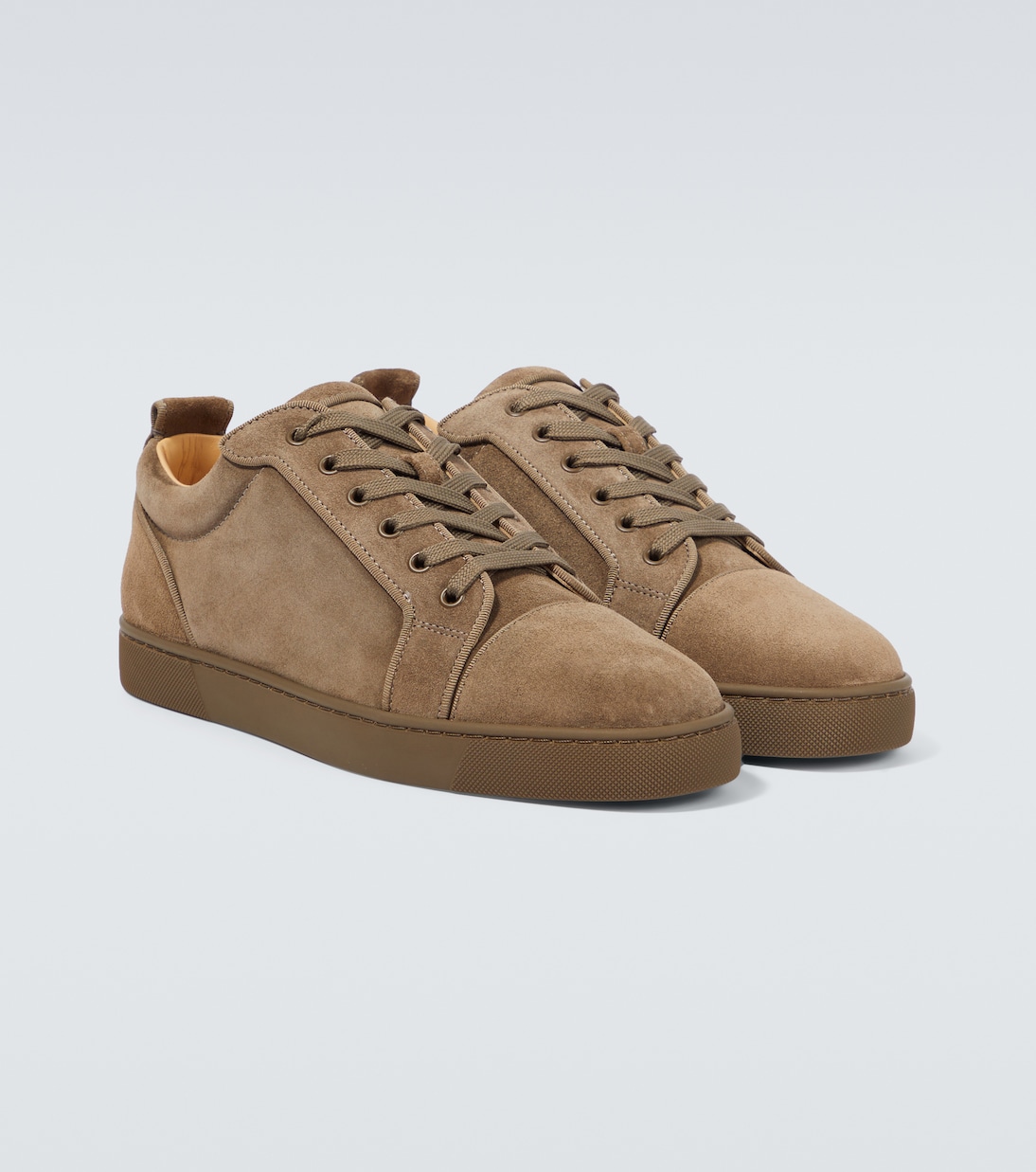 Louis Junior suede low-top sneakers | Christian Louboutin