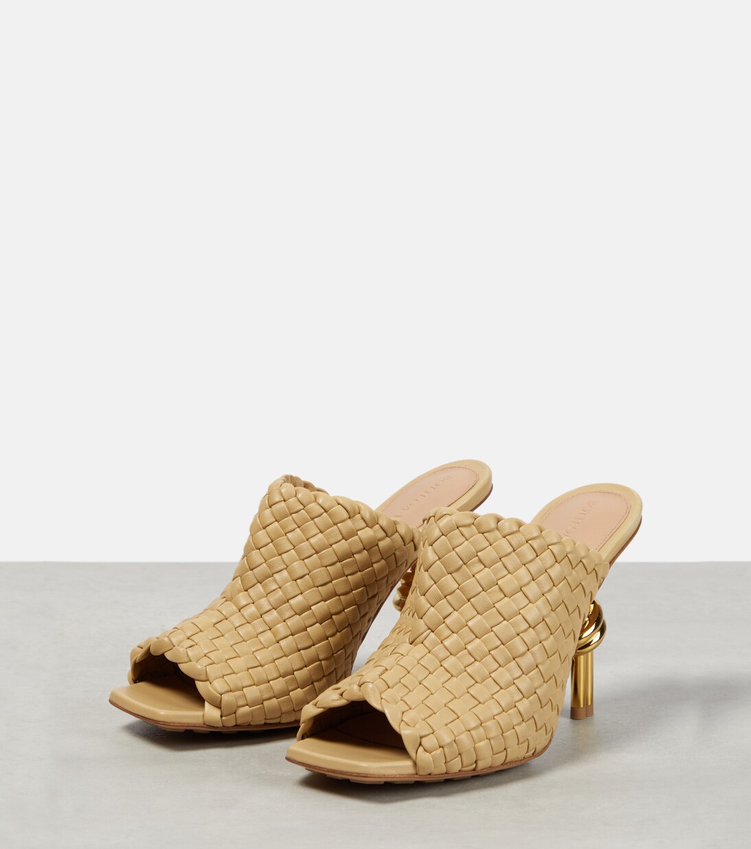 Knot leather mules | Bottega Veneta