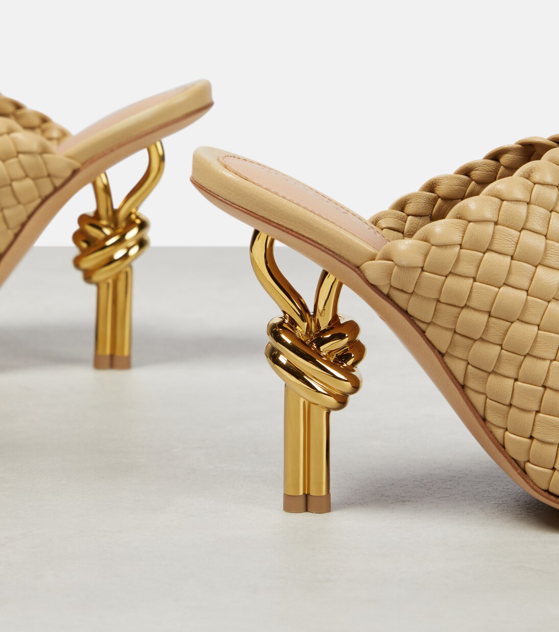 Knot leather mules | Bottega Veneta
